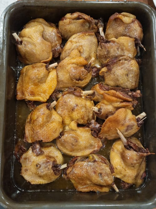 Cantabrian food at the casona's table