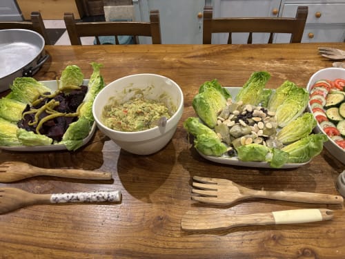 Local produce on the table