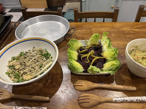 Cantabrian food at the casona's table