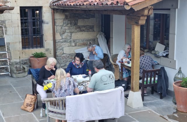 Semana de pintura y dibujo de Casona Agara en Cantabria