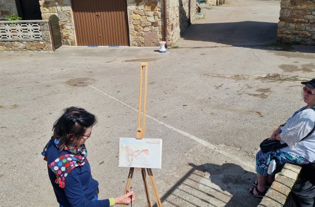 A Casa Agara painting and drawing week in Cantabria