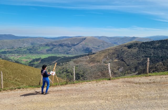 A Casa Agara painting and drawing week in Cantabria