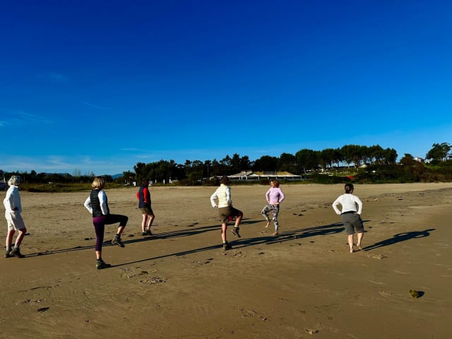 Yoga y retiros junto al río Saja — detalle