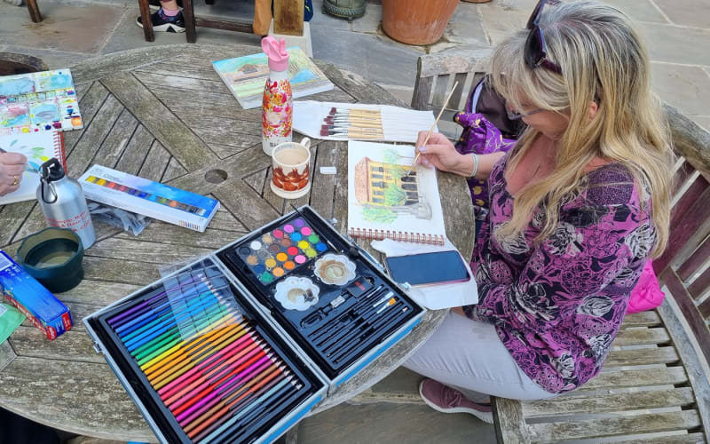 Spanish Drawing and Painting Break with Tuition