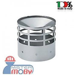 Mistermoby Rosone per Tubi Stufa in Acciaio Smaltato Porcellanato Diametro 14 Centimetri Colore Bianco Lucido Mistermoby Rosone per Tubi Stufa in Acciaio Smaltato Porcellanato Diametro 14 Centimetri Colore Bianco Lucido