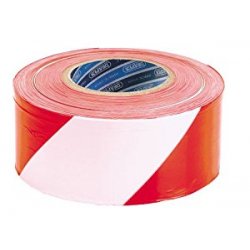 colore: Rosso//Bianco Nastro adesivo di demarcazione e avvertimento 66 m 50 mm tesa 58131-00000-00