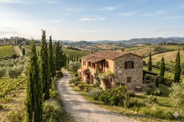 Casale Rosso - Casa Rústica entre Cipreses y Colinas, Toscana, Italia