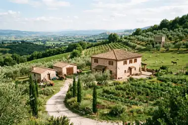 Podere San Francesco - Granja Orgánica en Colinas de Umbría, Umbría, Italia