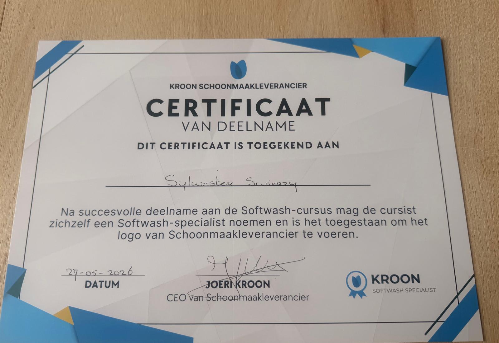 Softwash Specialist (Kroon)