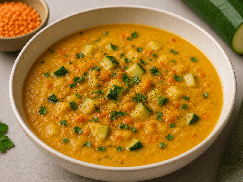 Kabaklı Mercimek Çorbası