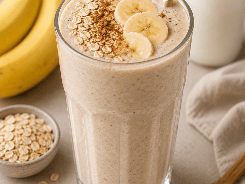 Yulaflı Kahvaltı Smoothie