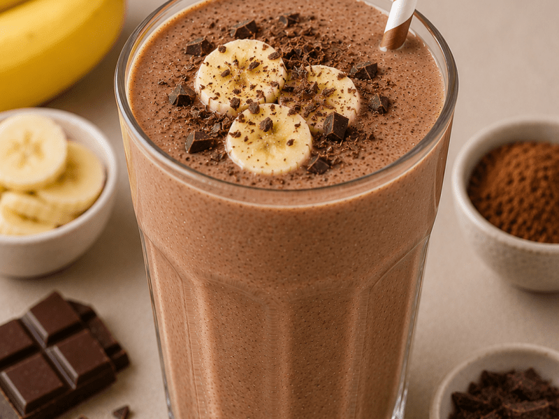 Bitter Aromalı Muz Smoothie