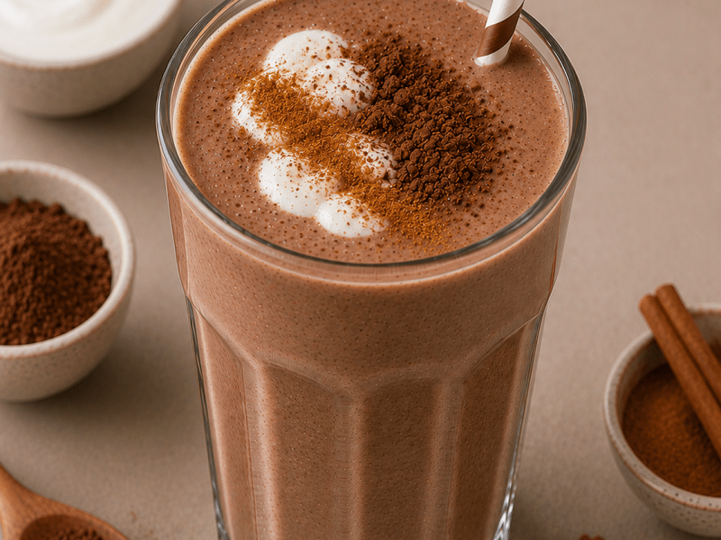 Gece Kakaolu Yoğurt Smoothie