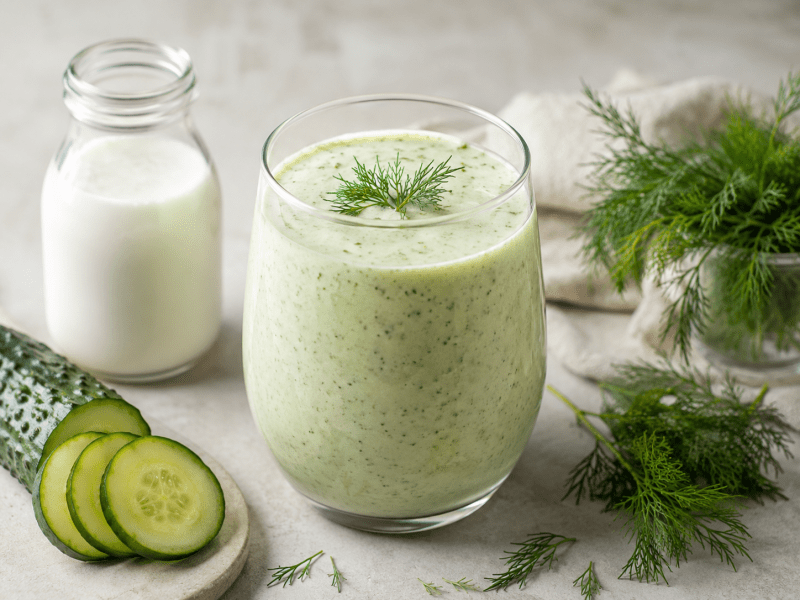 Salatalık Kefir Smoothie