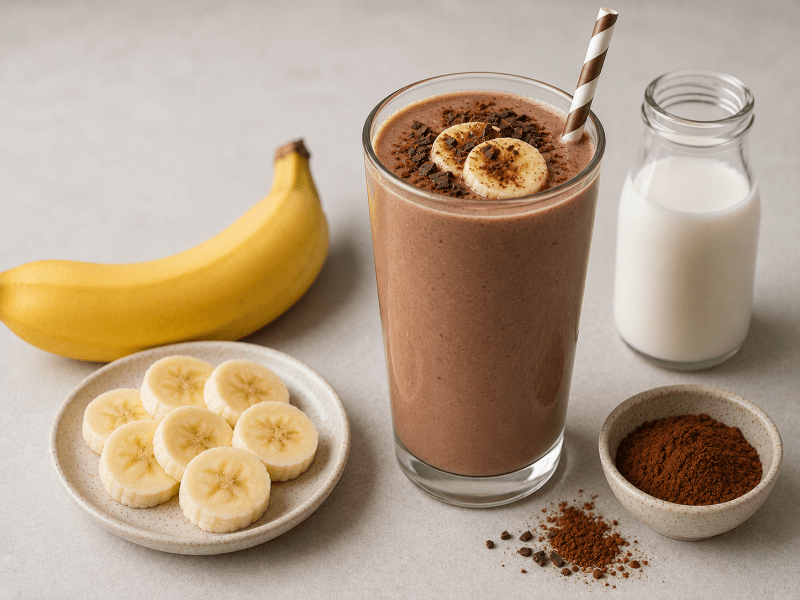 Çikolatalı Muzlu Smoothie