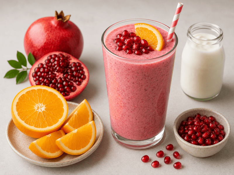 Nar Portakal Smoothie