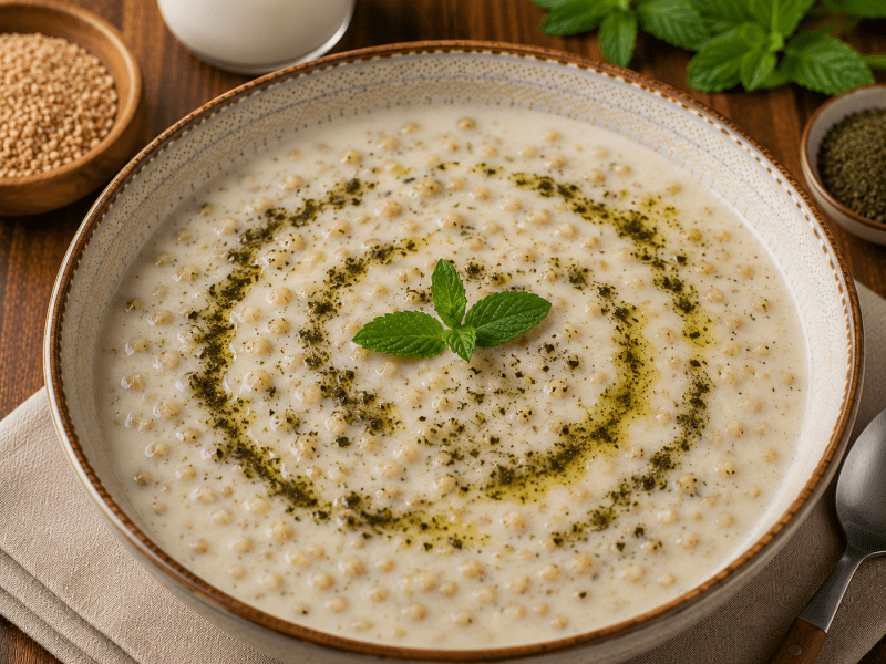 Yoğurtlu Buğday Çorbası