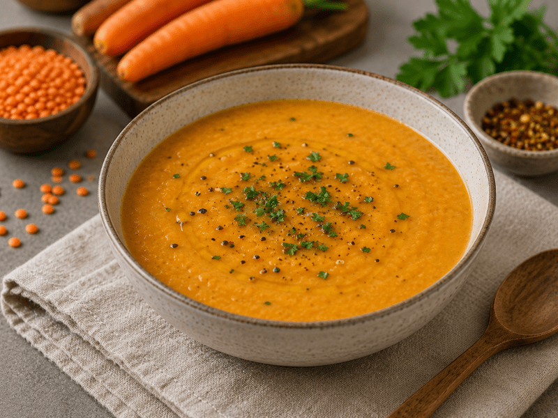 Fit Kırmızı Mercimek Çorbası