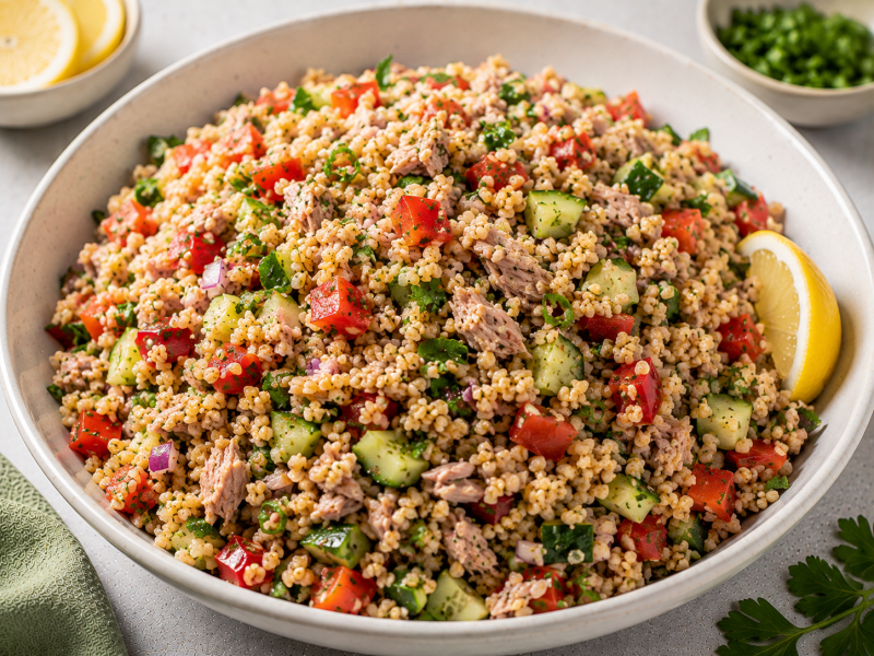 Bulgurlu Ton Balıklı Salata