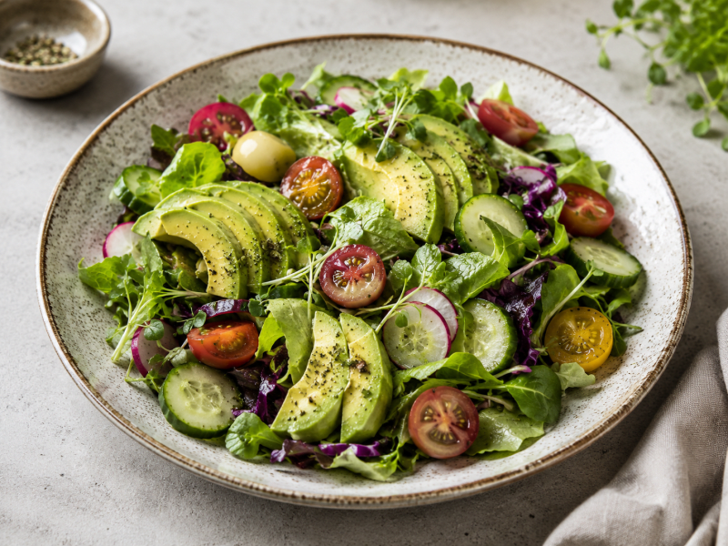 Vegan Avokado Salatası