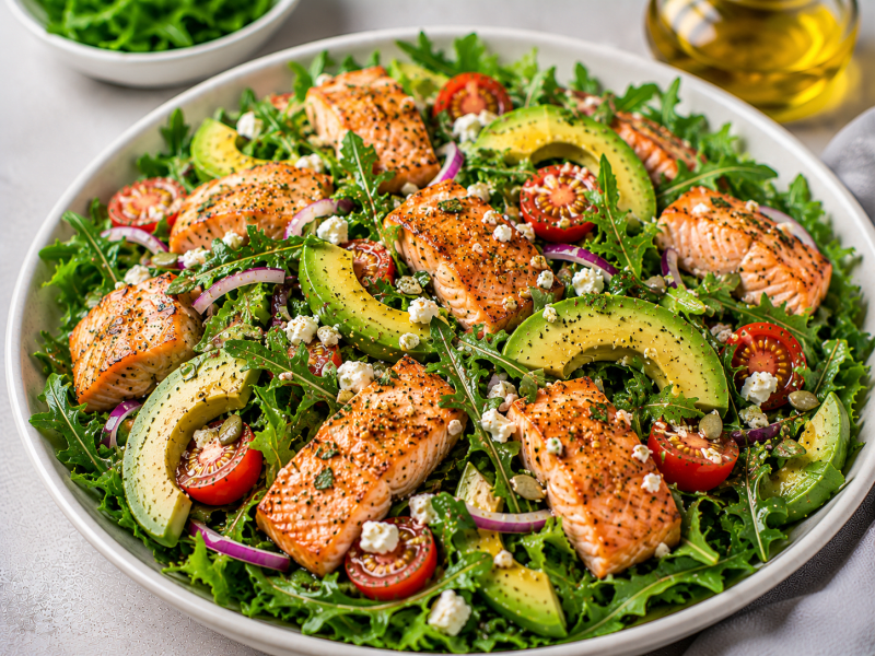 Somonlu Roka Salatası