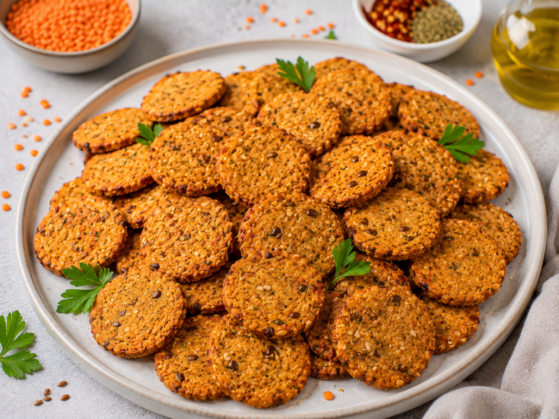 Mercimekli Mini Kraker