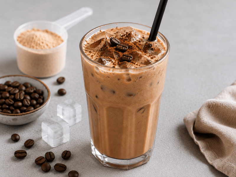 Proteinli Kahveli Mini Shake