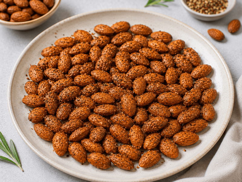 Kavrulmuş Baharatlı Badem