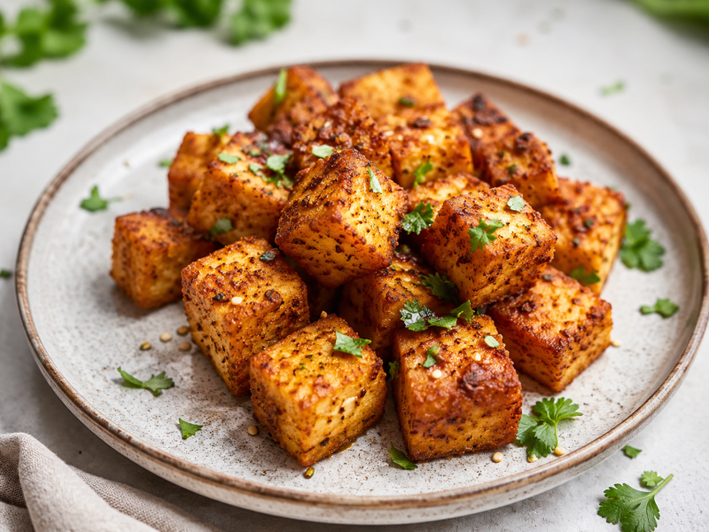 Fırında Çıtır Tofu