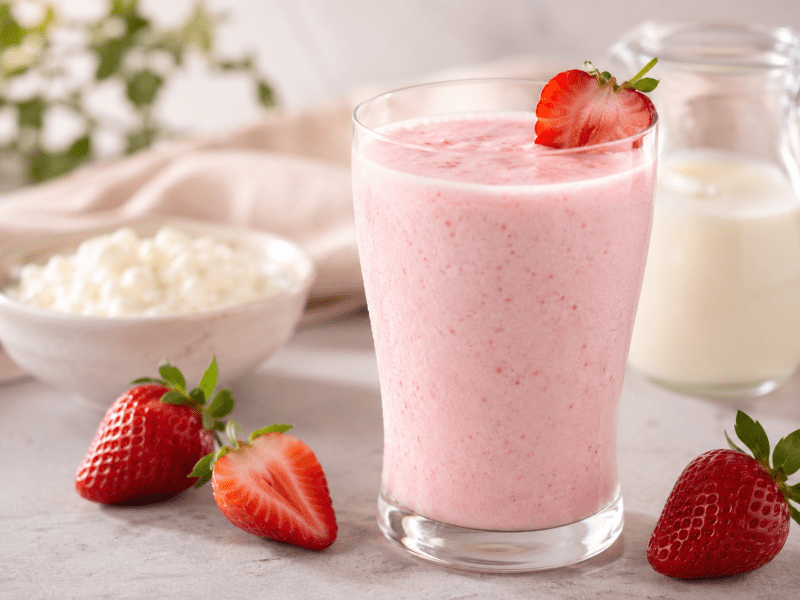 Çilekli Kefir Shake