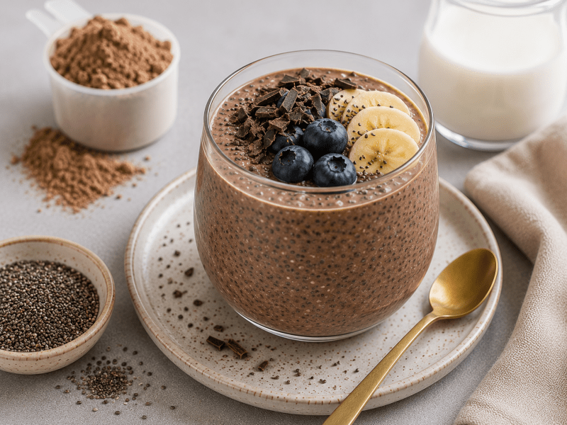 Kakaolu Protein Puding