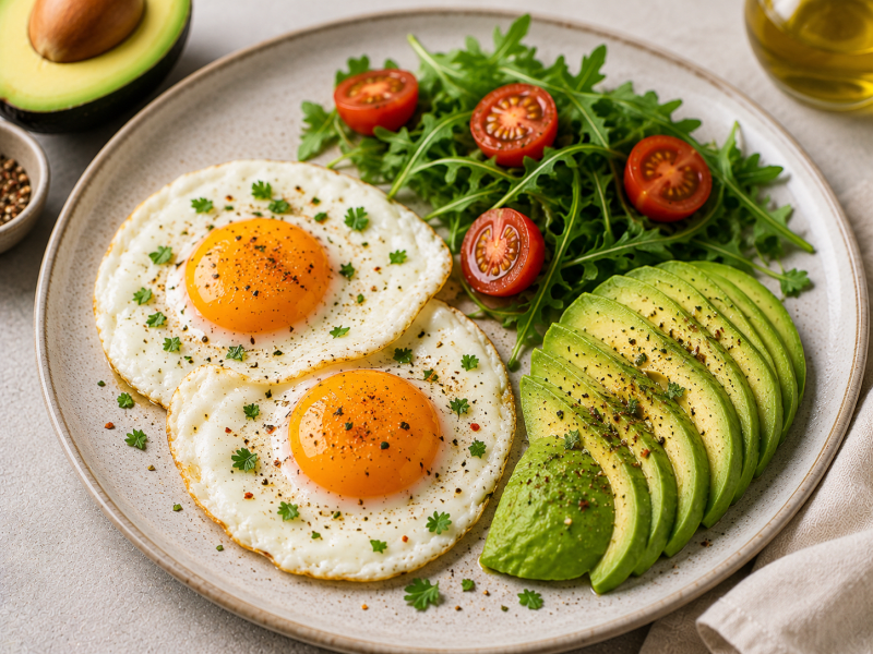 Paleo Yumurta ve Avokado