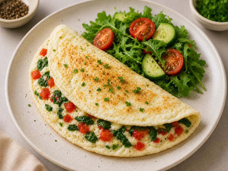 Yumurta Beyazlı Fit Omlet