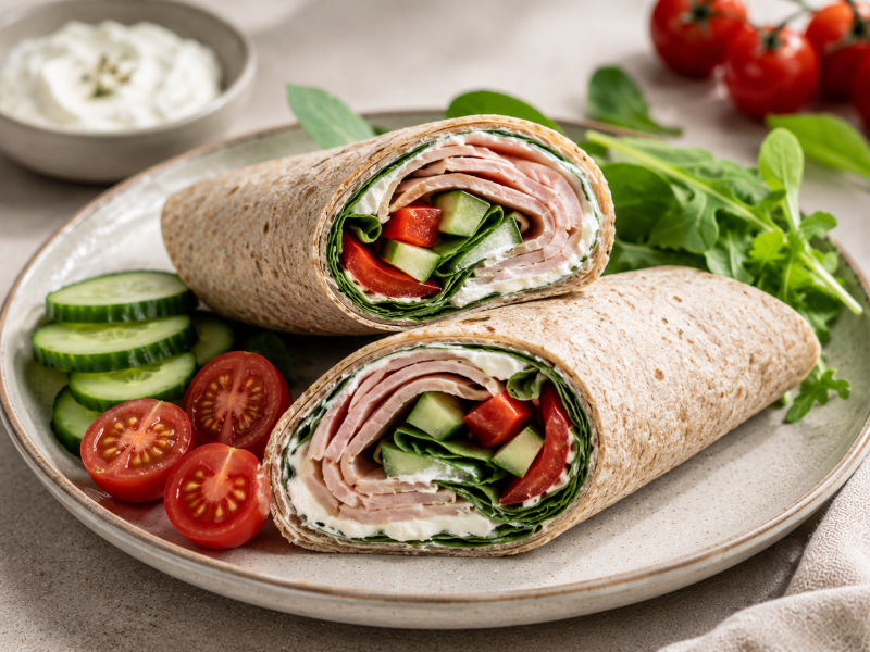 Hindi Füme Tam Buğday Wrap