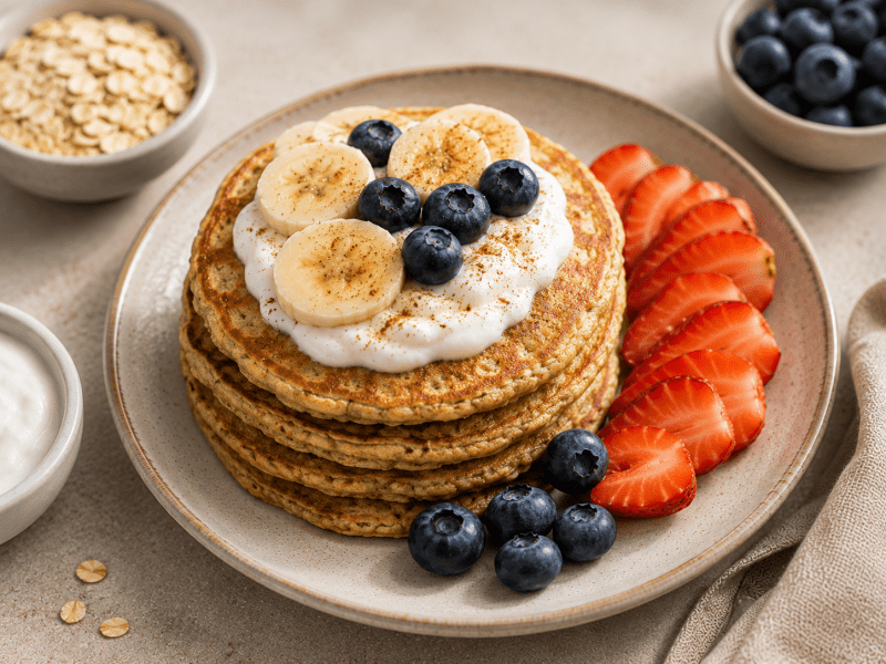 Yulaflı Protein Pancake