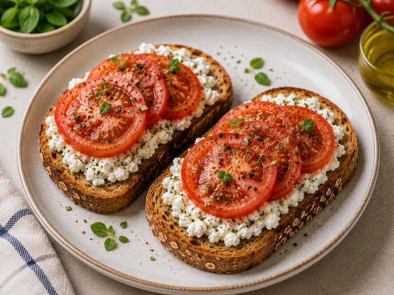 Domatesli Lorlu Tost