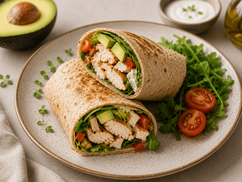 Tavuklu Avokado Wrap