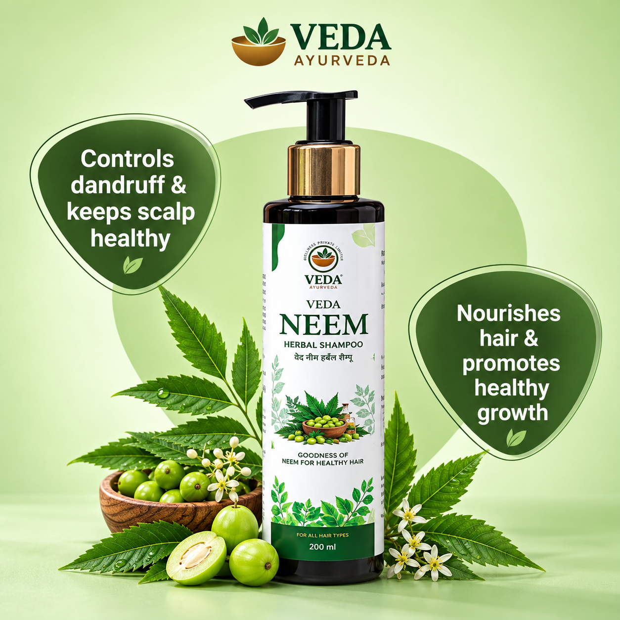 Veda Neem Herbal Shampoo