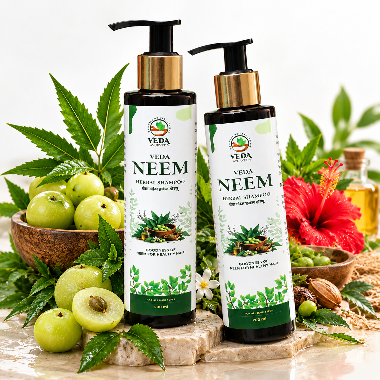 Veda Neem Herbal Shampoo combo