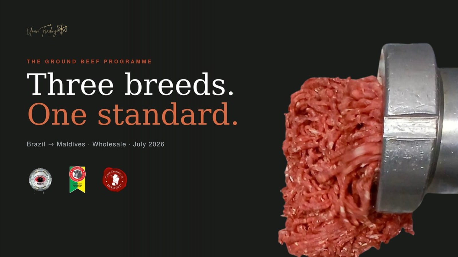 The Ground Beef Programme — Three breeds. One standard.