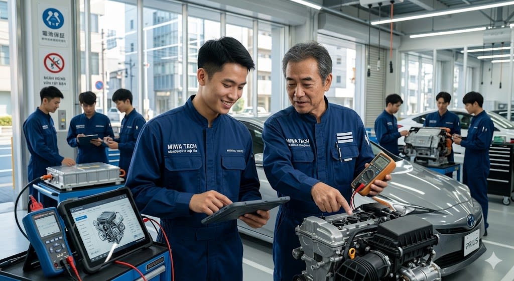 Ngành Bảo Dưỡng Ô Tô Tại Nhật: Cơ Hội & Triển Vọng Nghề Nghiệp Bền Vững