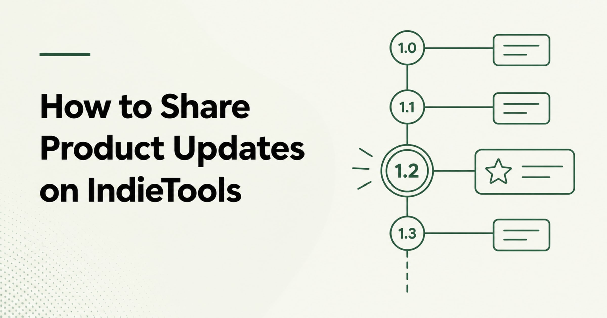 How to Share Product Updates on IndieTools