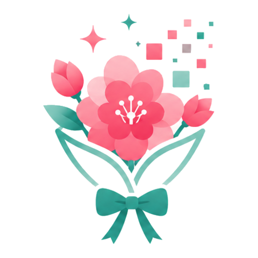 Digital Flower Bouquet logo