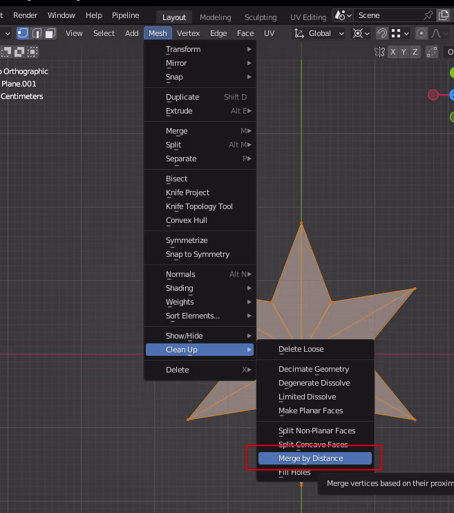 blender-create-polygon-merge-distance