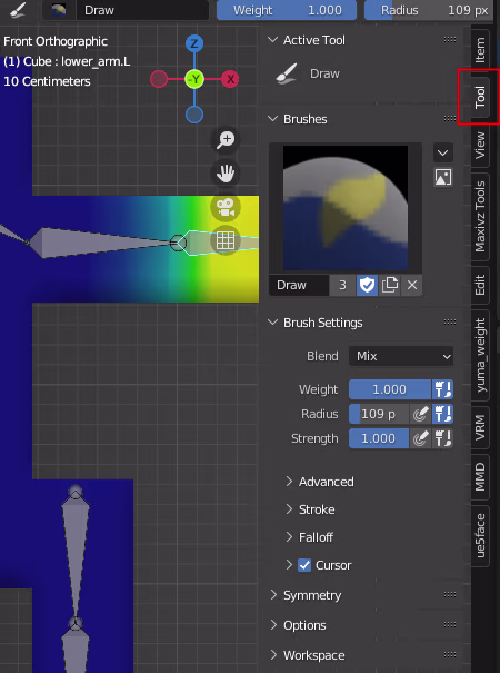 blender-weight-paint-tool