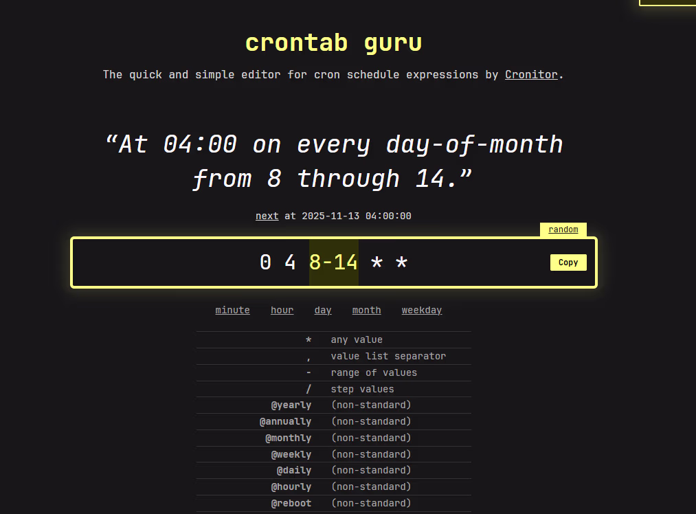cronsetting-cronsample