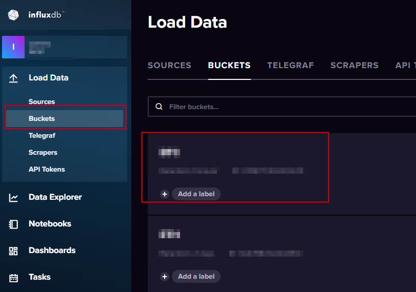 crypto-influx-buckets