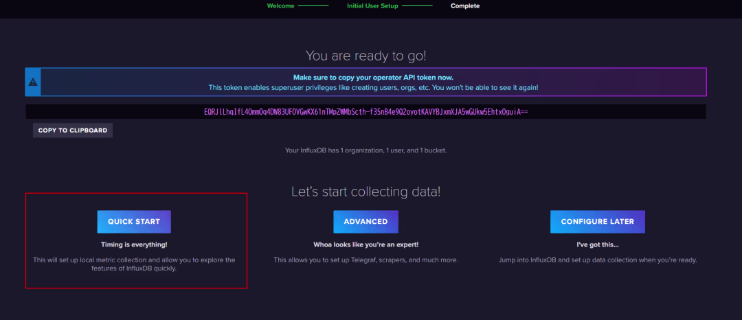 influxdb-quick