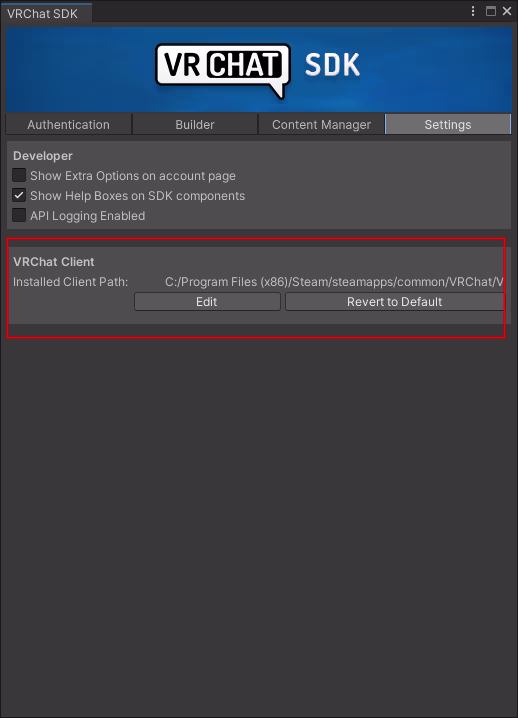 vr_chat_setting_unity_sdk_vrchat_path