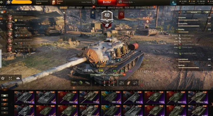 WOT - czas poświęcony na budowę konta, 33 tier X — World of Tanks image 1